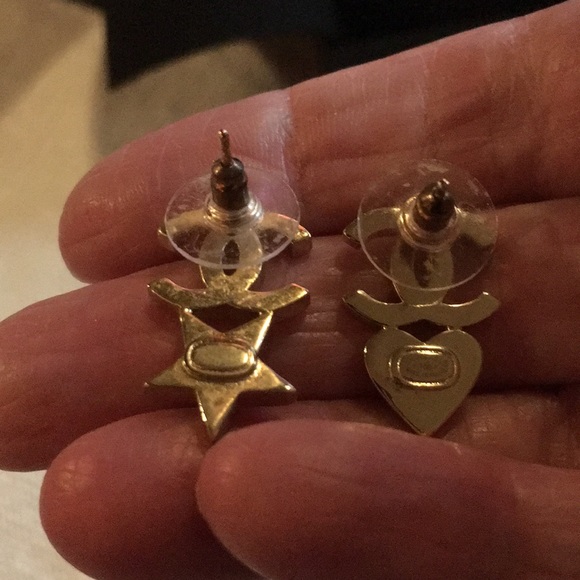 Authentic Chanel Goldtone Earrings - Picture 6 of 7